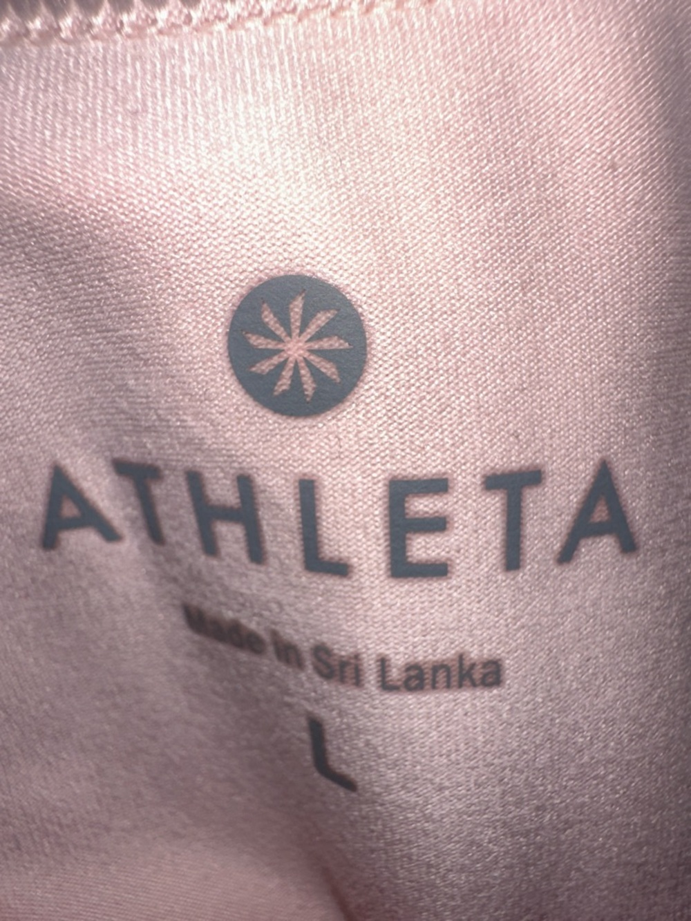 Athleta Pale Pink Racerback Performance Tank - Picture 3 of 3